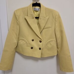Women's Yellow Blazer